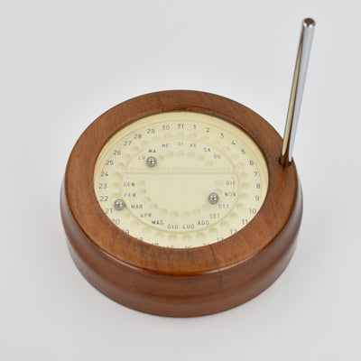 Mid Century Modern Italian Perpetual Desk Calendar