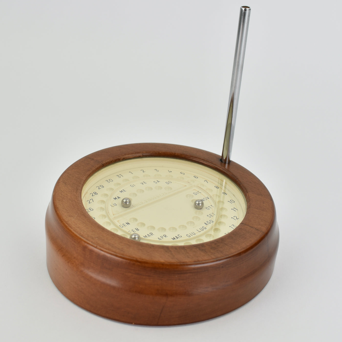 Mid Century Modern Italian Perpetual Desk Calendar