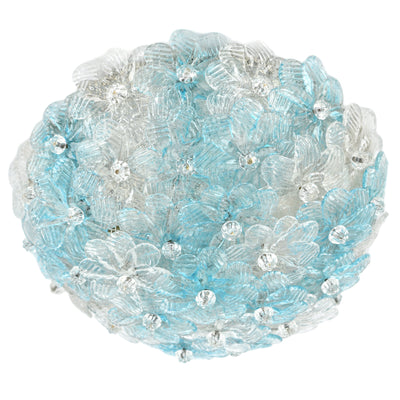 Petite Barovier Toso Flush Mount Murano Glass, 1950s