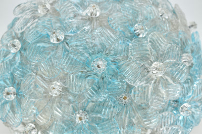 Petite Barovier Toso Flush Mount Murano Glass, 1950s
