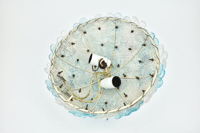 Petite Barovier Toso Flush Mount Murano Glass, 1950s
