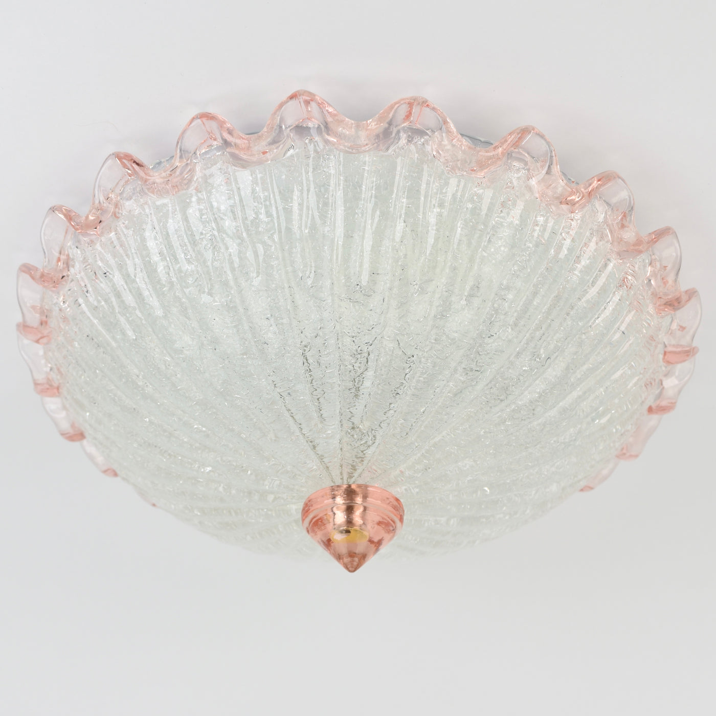 Mid Century Murano Barovier & Toso Flush Mount