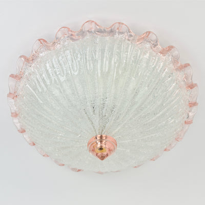 Mid Century Murano Barovier & Toso Flush Mount