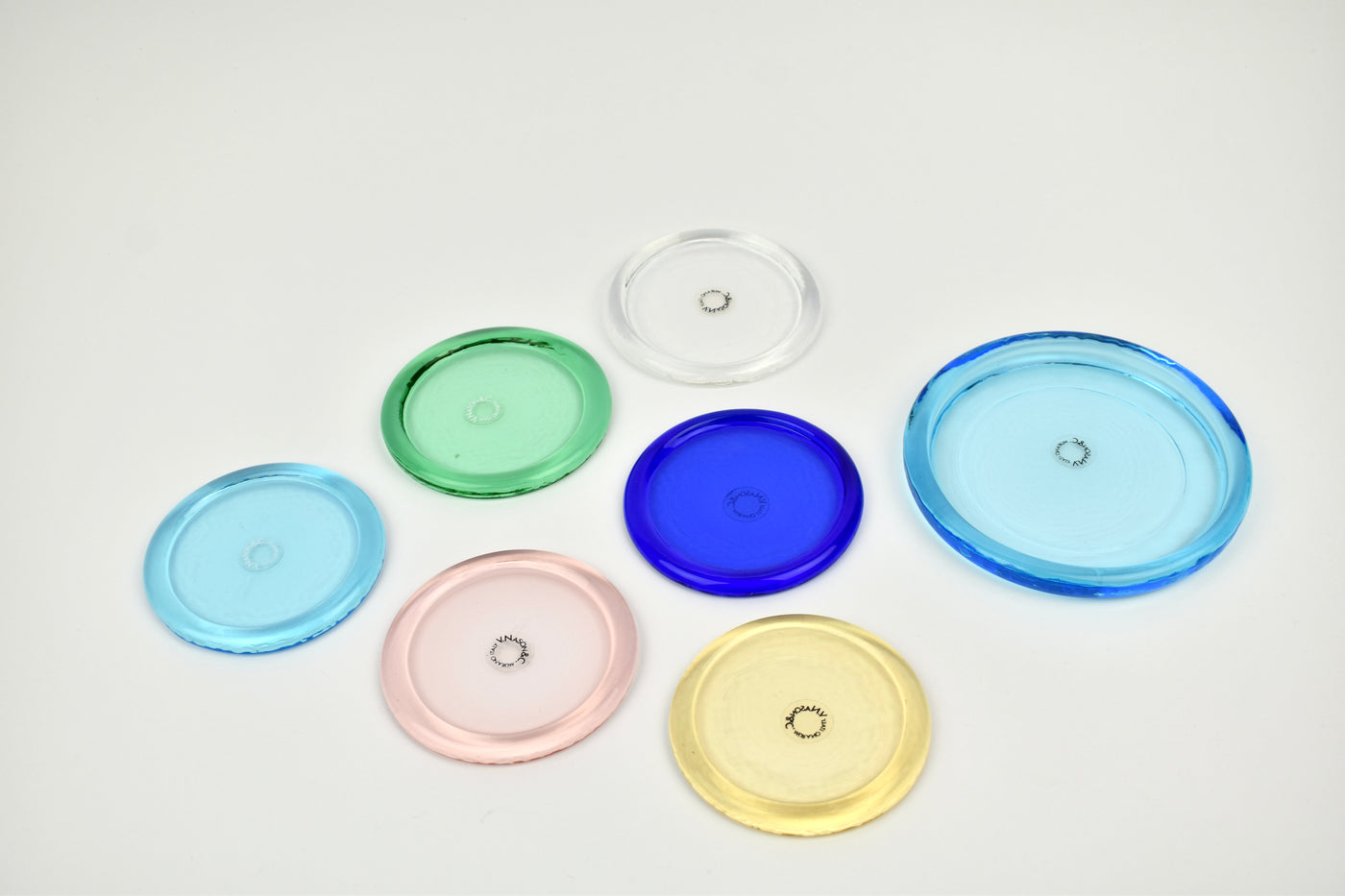 V. Nason & C. Murano Glass Coasters Vintage