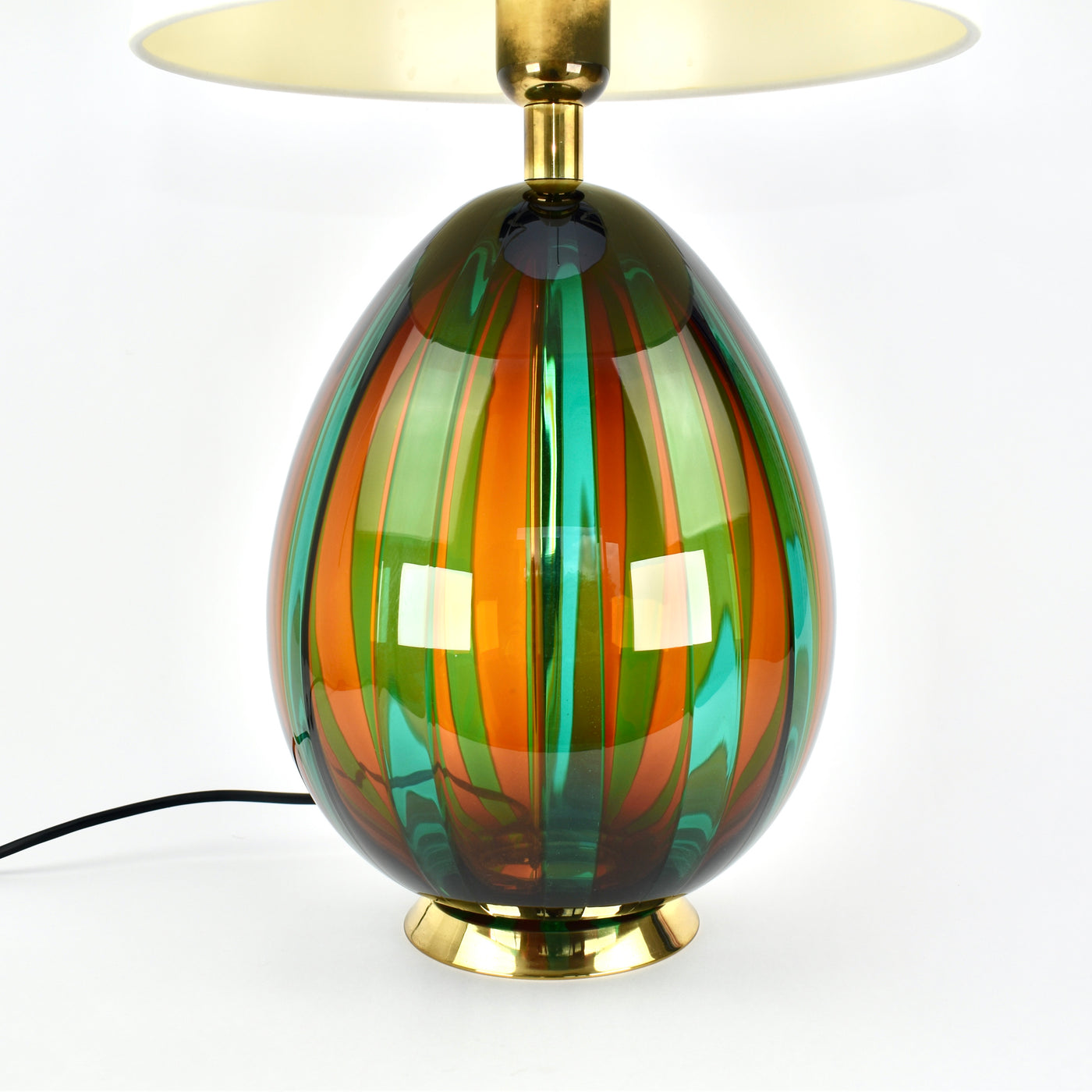 Vintage Murano Glass VeArt Table Lamp