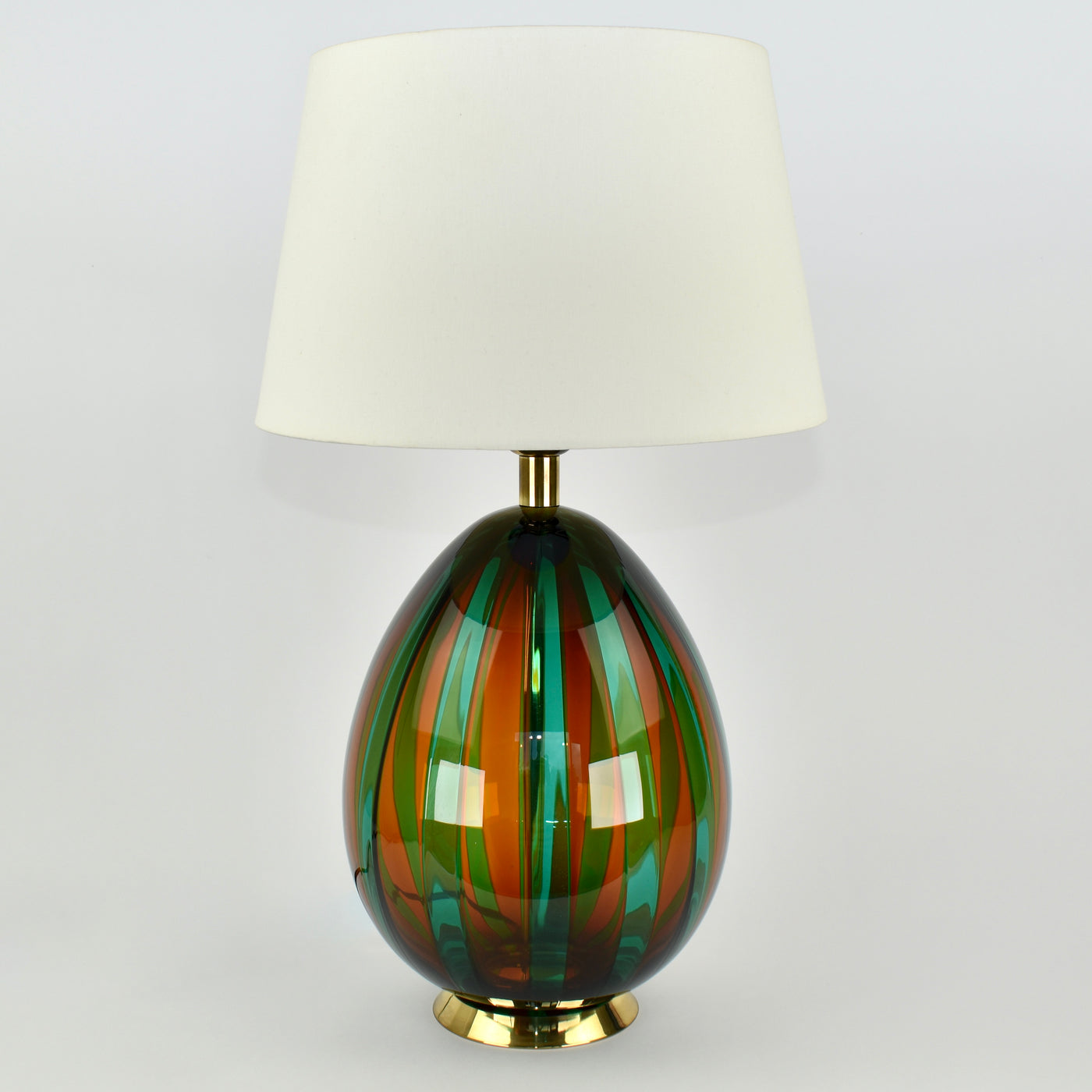 Vintage Murano Glass VeArt Table Lamp