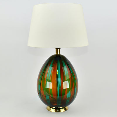 Vintage Murano Glass VeArt Table Lamp