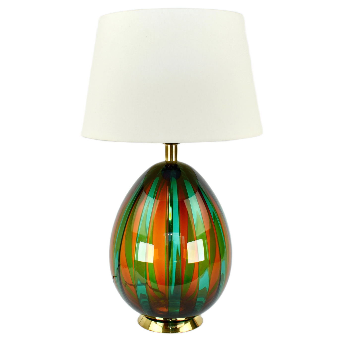 Vintage Murano Glass VeArt Table Lamp