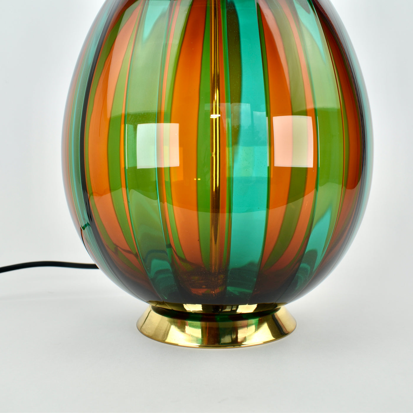 Vintage Murano Glass VeArt Table Lamp