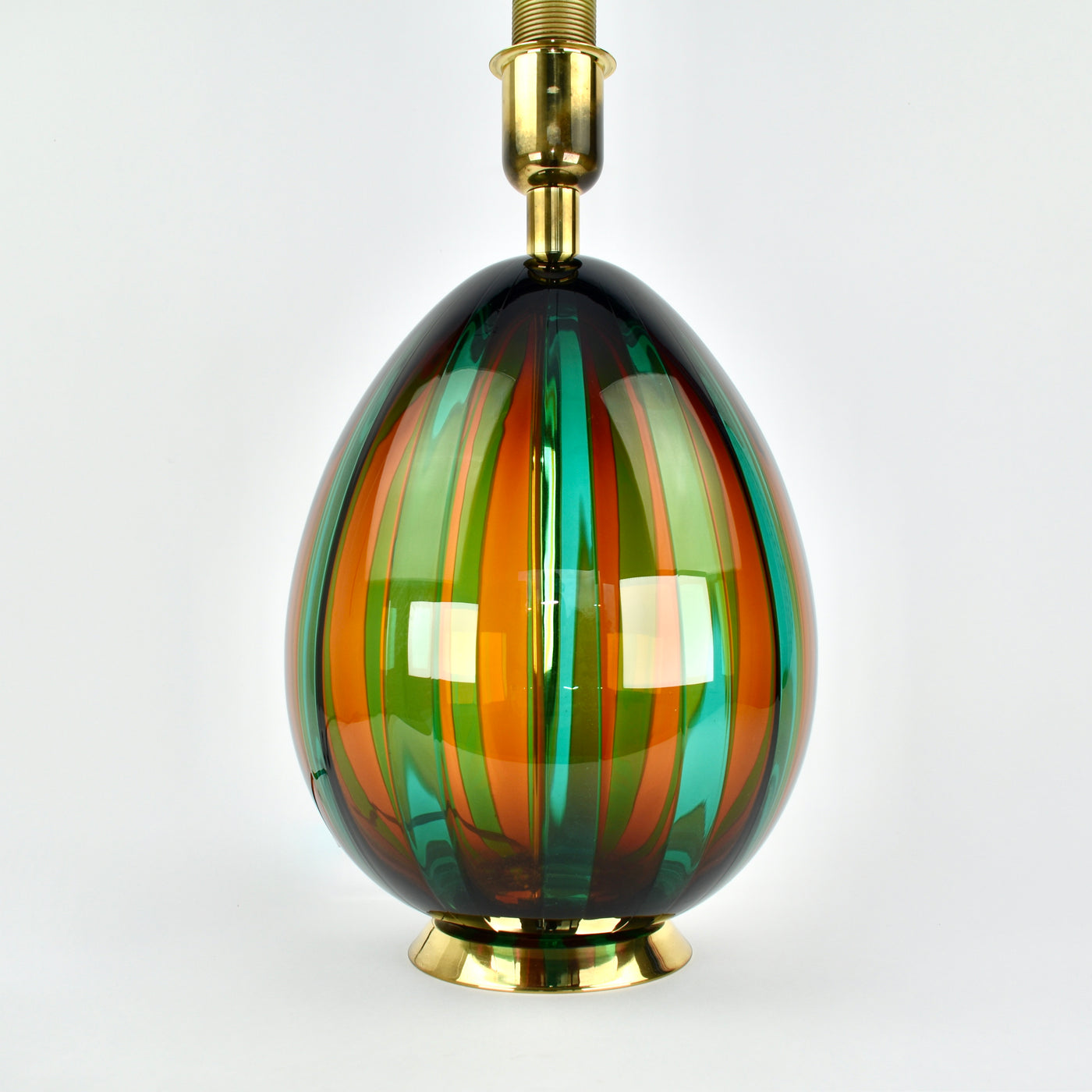 Vintage Murano Glass VeArt Table Lamp