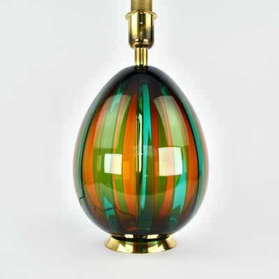 Vintage Murano Glass VeArt Table Lamp