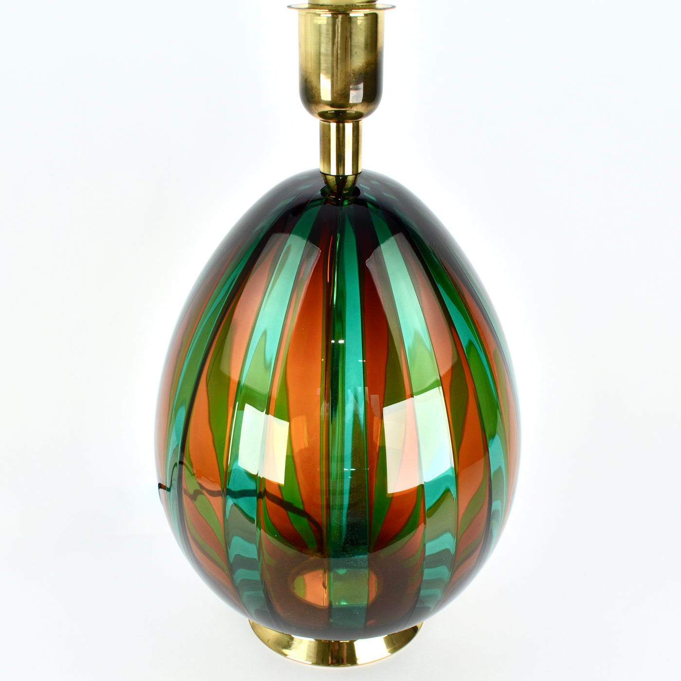 Vintage Murano Glass VeArt Table Lamp