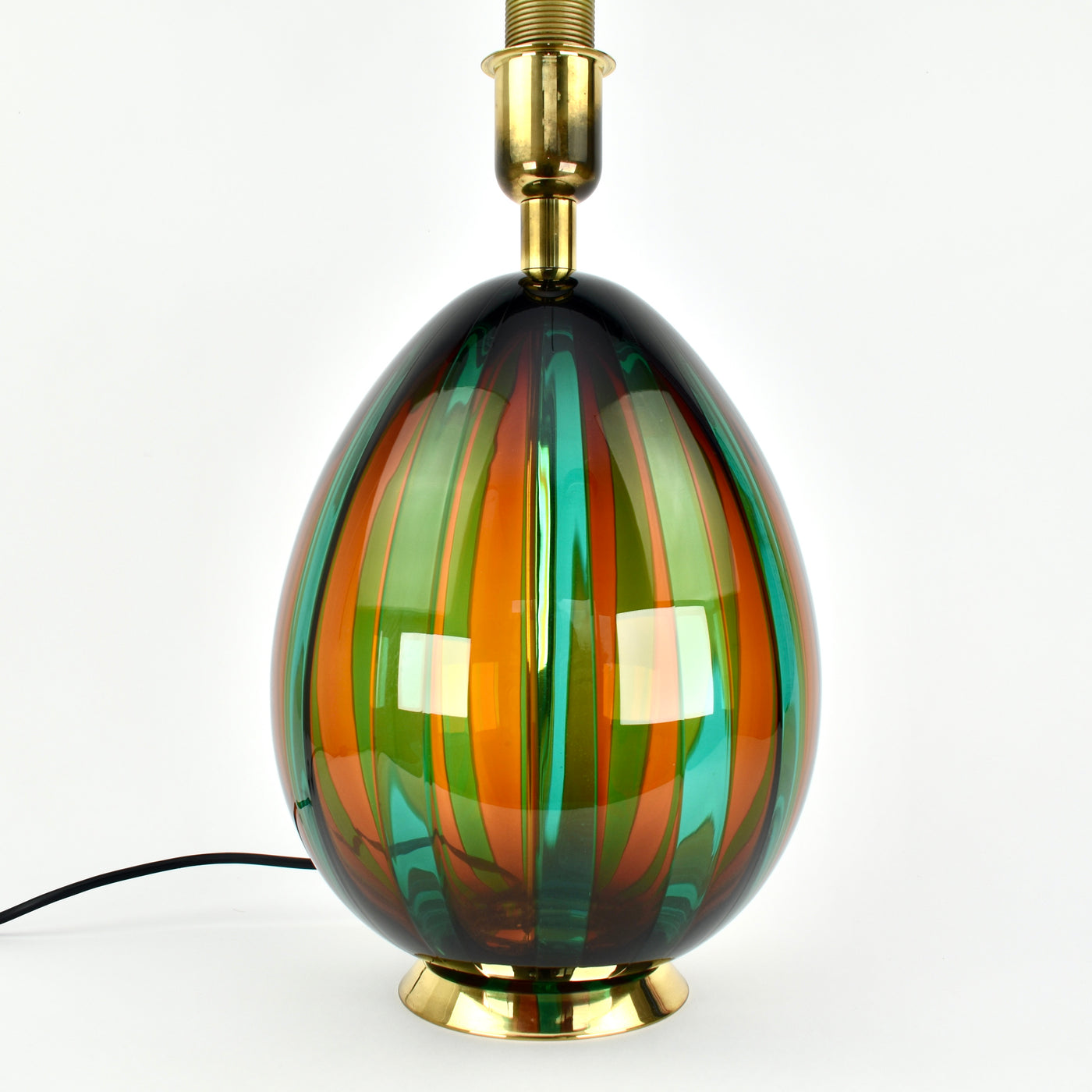 Vintage Murano Glass VeArt Table Lamp