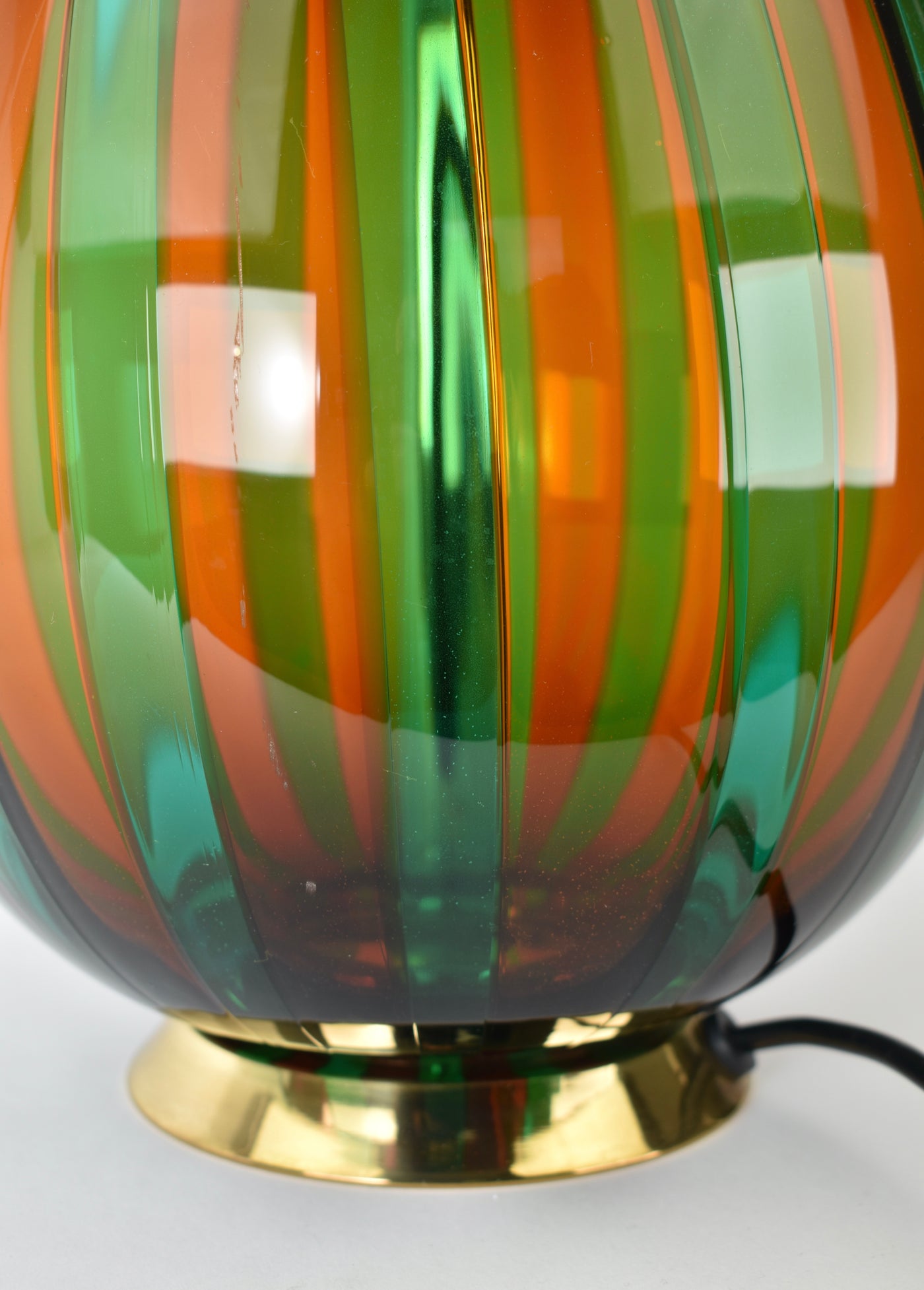 Vintage Murano Glass VeArt Table Lamp