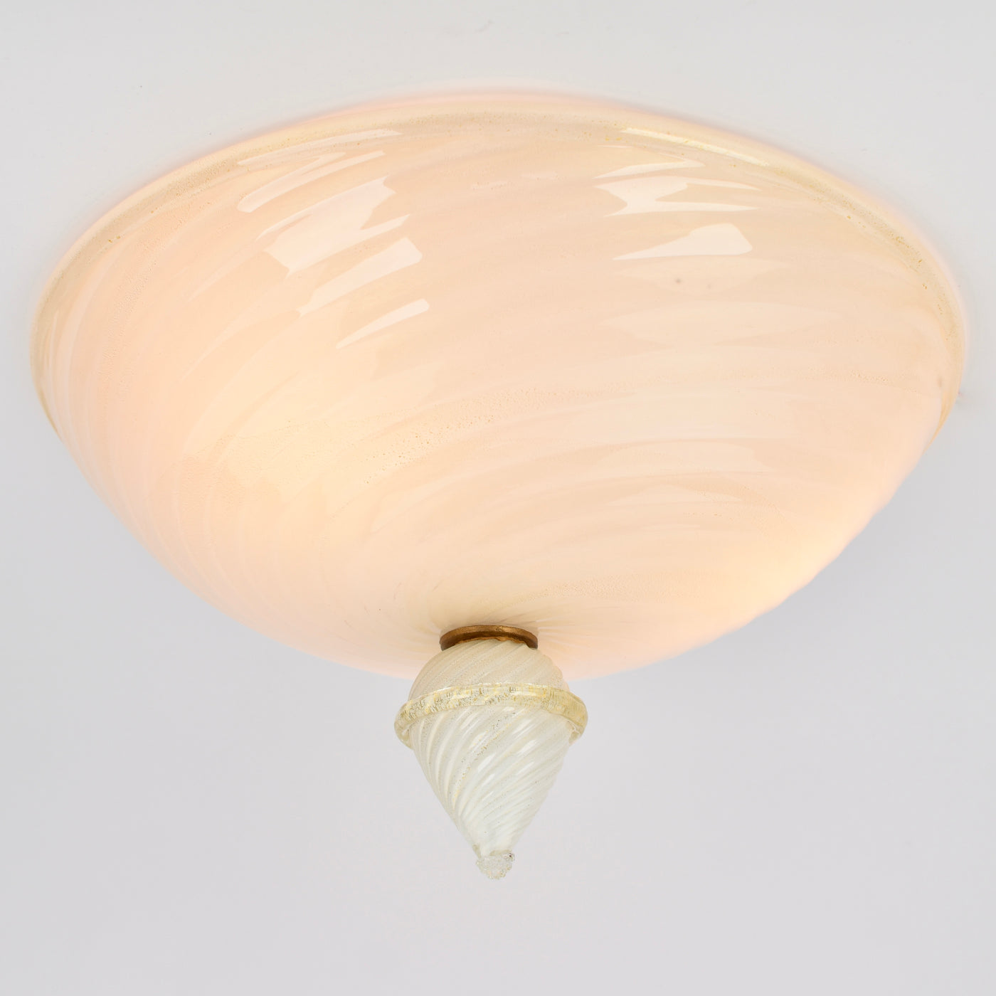 Mid-Century Murano Glass Flush Mount Barovier & Toso