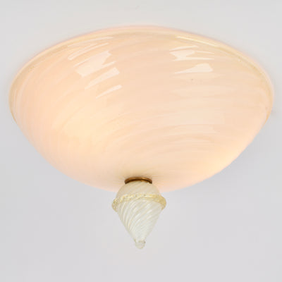 Mid-Century Murano Glass Flush Mount Barovier & Toso