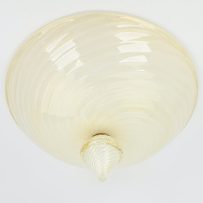 Mid-Century Murano Glass Flush Mount Barovier & Toso