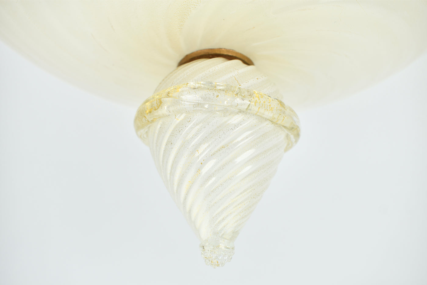 Mid-Century Murano Glass Flush Mount Barovier & Toso