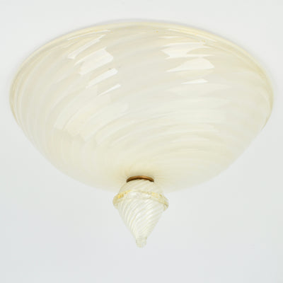 Mid-Century Murano Glass Flush Mount Barovier & Toso