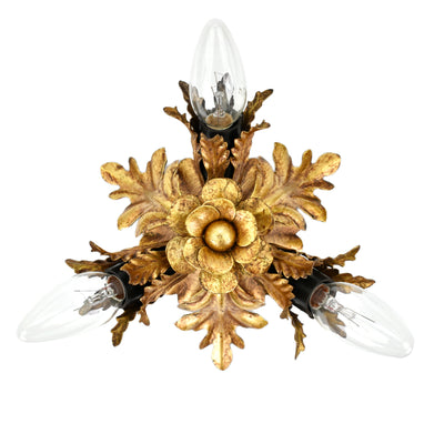 Mid Century Banci Firenze Flush Mount Gold