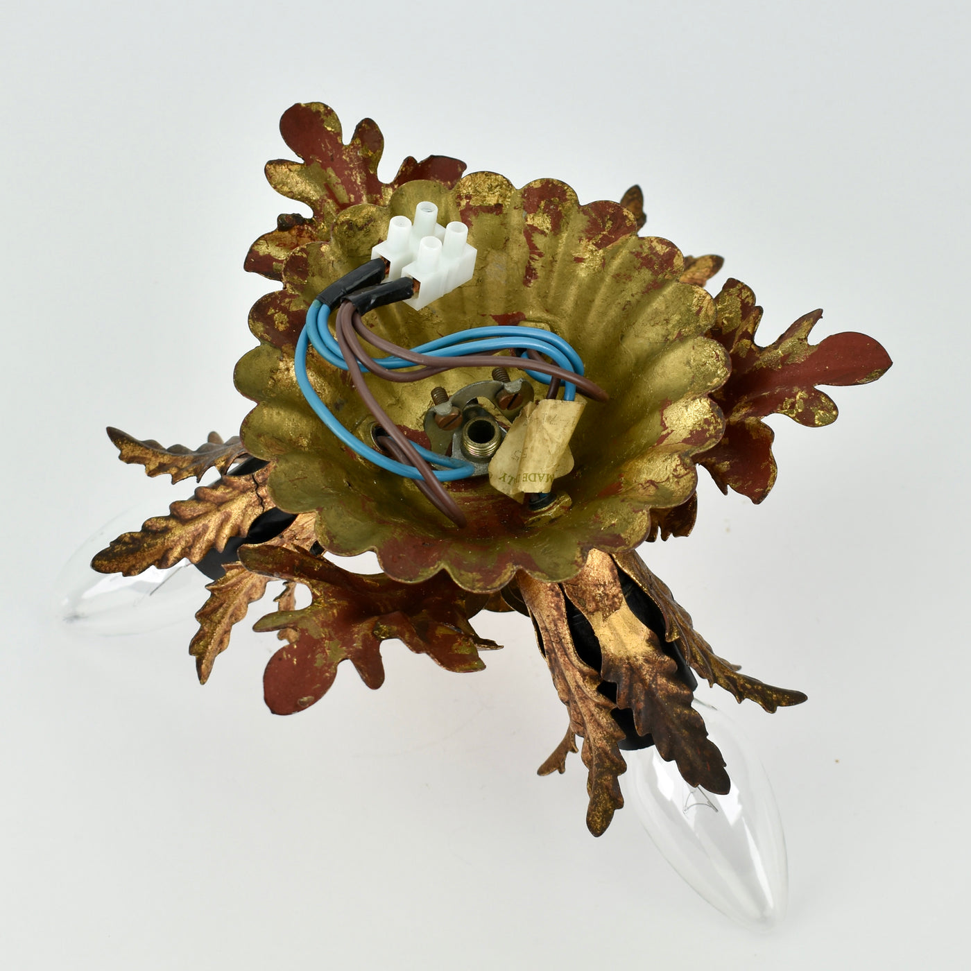 Mid Century Banci Firenze Flush Mount Gold