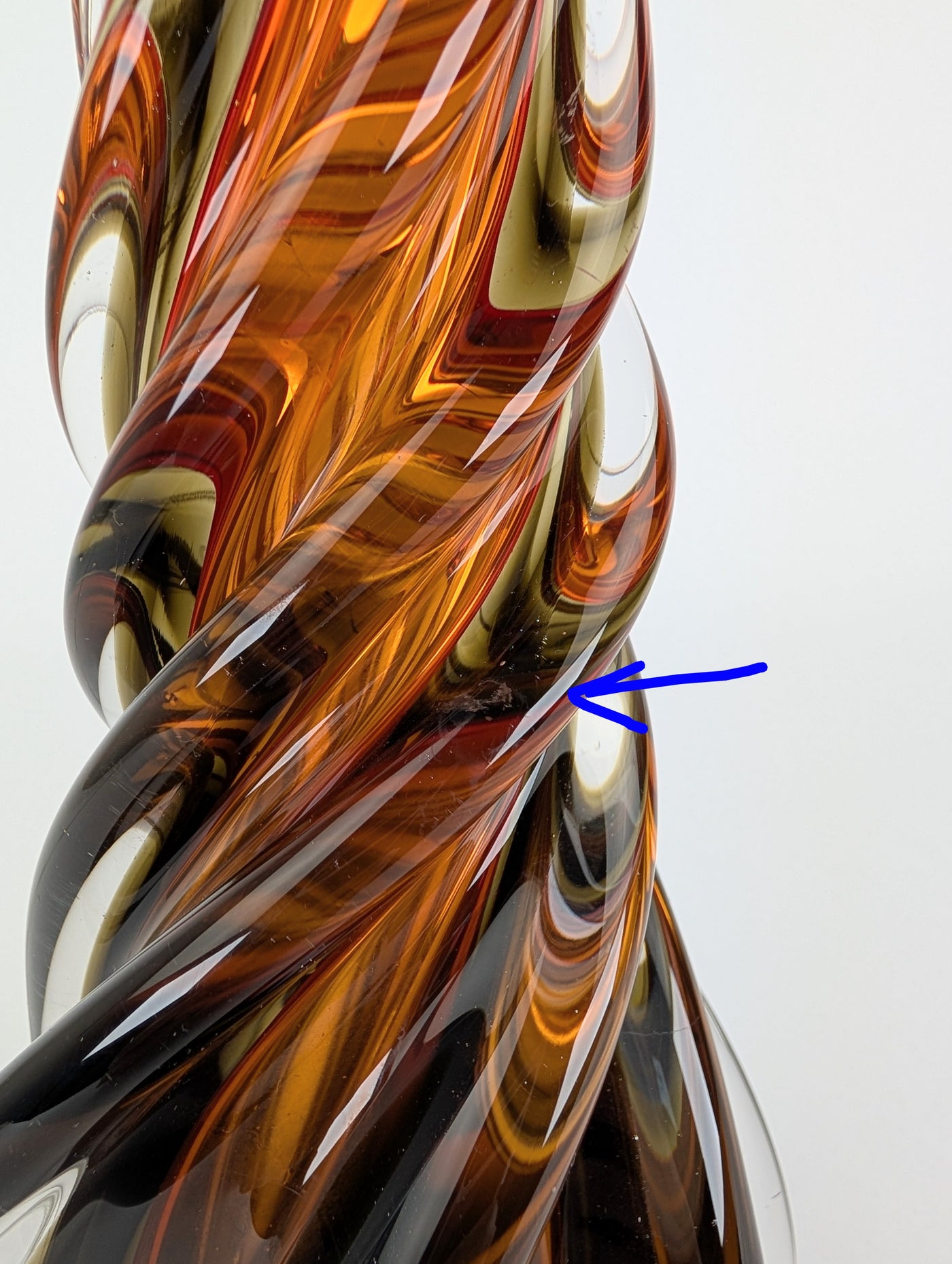 Uranium Murano Glass Table Light, 1950s