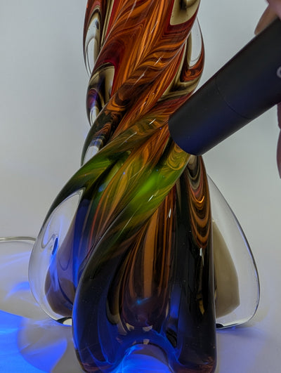 Uranium Murano Glass Table Light, 1950s