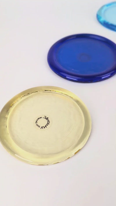 V. Nason & C. Murano Glass Coasters Vintage