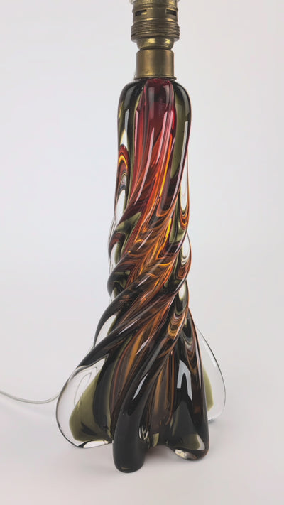 Uranium Murano Glass Table Light, 1950s