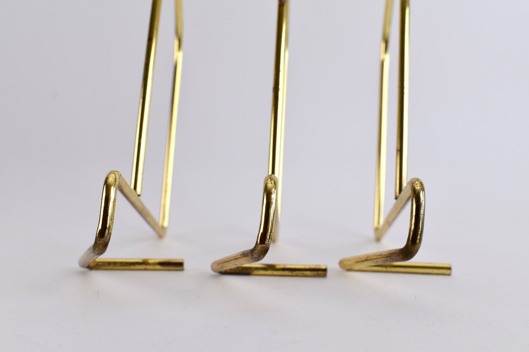 Brass Bookends by Nisse Strinning for String, 1960s, Set of 6